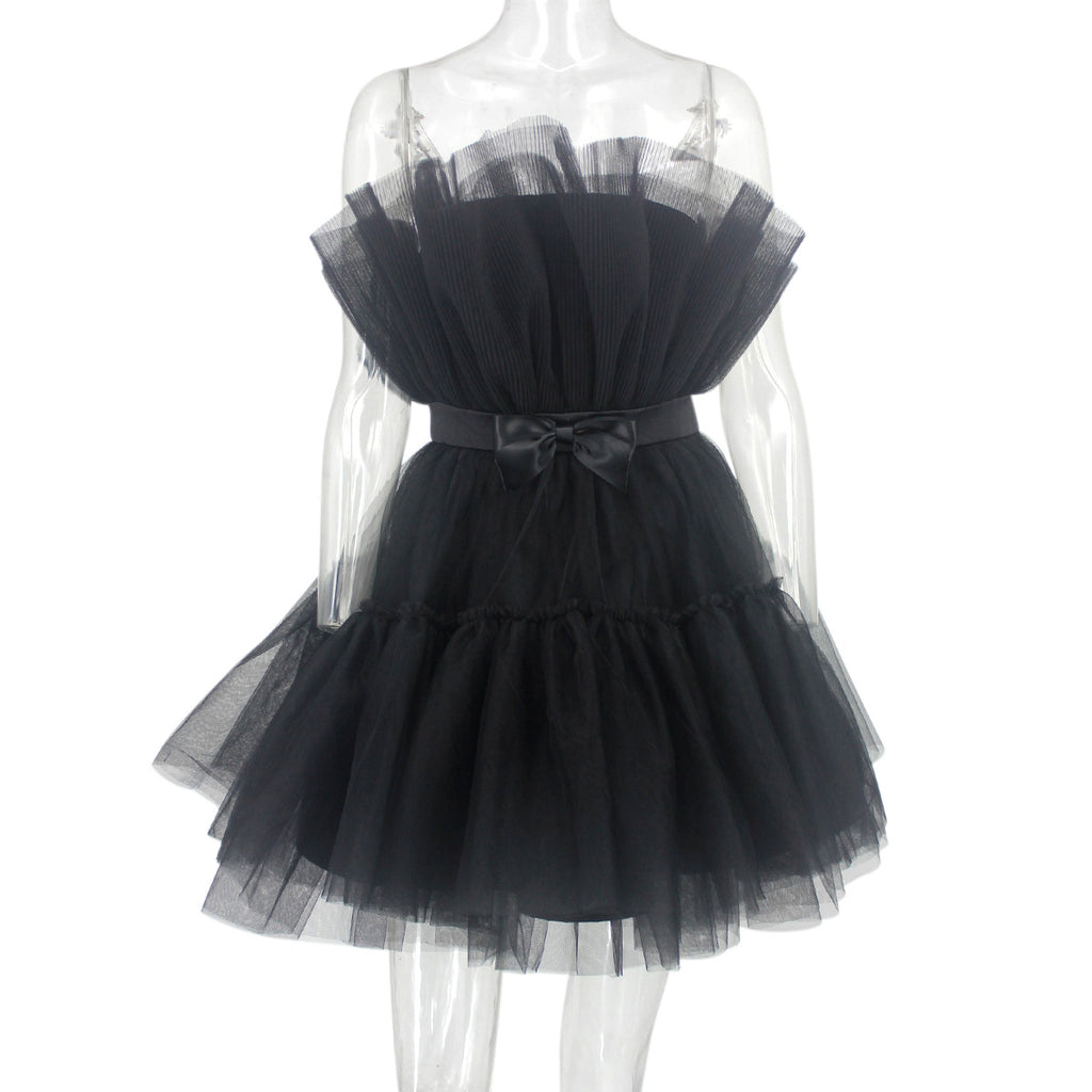 new sweet beauty dress mini party dress dress-check