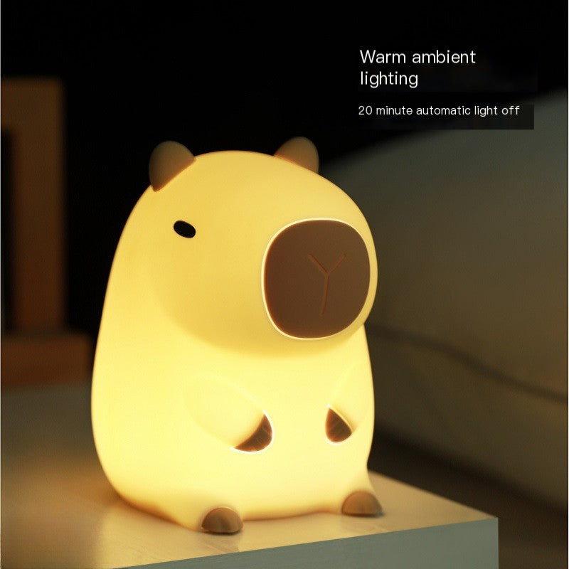 Capybara LED Night Light - Soft, Adjustable Glow for Relaxation and Comfort