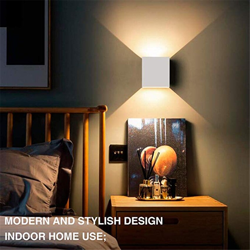6W Cube COB LED Indoor Lighting Wall Lamp Modern Home Lighting Decoration Sconce Aluminum Lamp