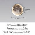 Moon Earth Wall Lamp HOME Decoration