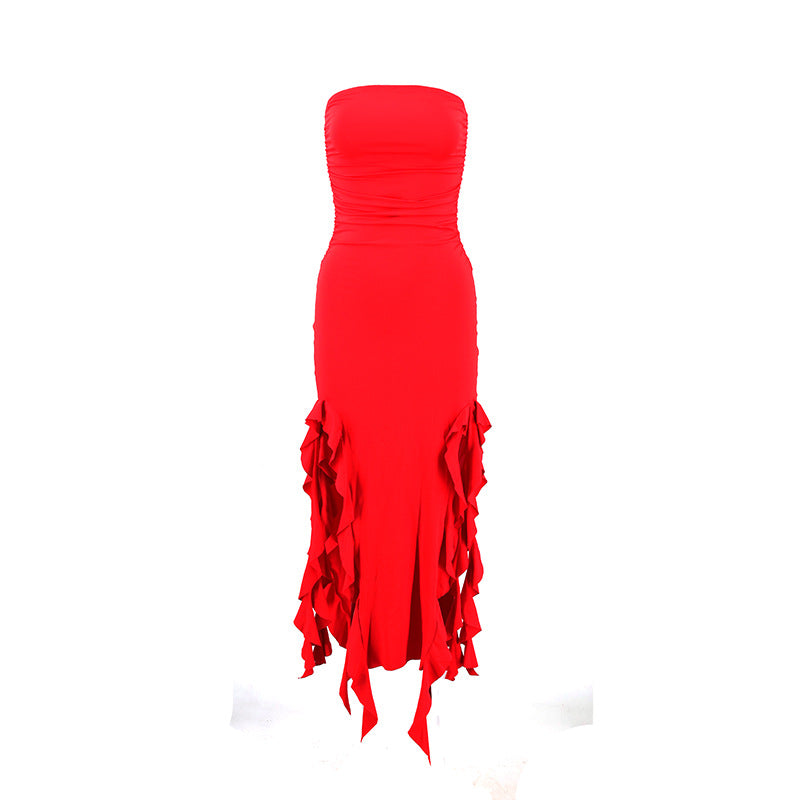 style summer new hot product one-shoulder jellyfish lace dress sexy hottie ur women's clothing