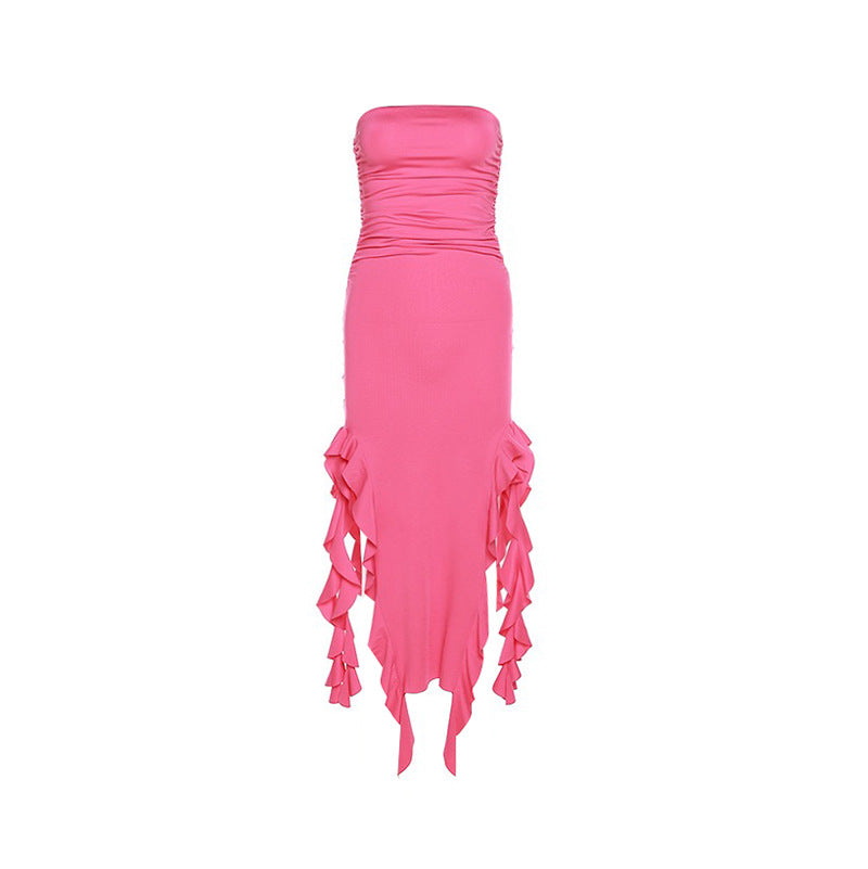 style summer new hot product one-shoulder jellyfish lace dress sexy hottie ur women's clothing