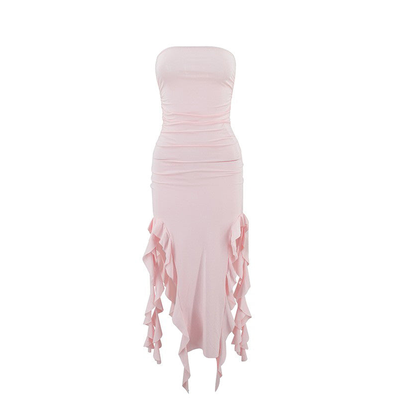 style summer new hot product one-shoulder jellyfish lace dress sexy hottie ur women's clothing
