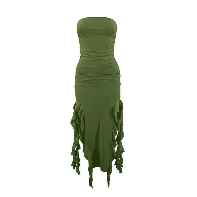 style summer new hot product one-shoulder jellyfish lace dress sexy hottie ur women's clothing