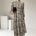Spring New Retro Bohemian Fashion Printed Pleated Loose Tank Top
