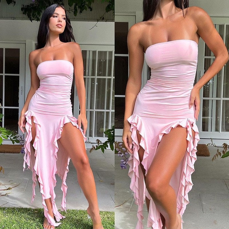 style summer new hot product one-shoulder jellyfish lace dress sexy hottie ur women's clothing