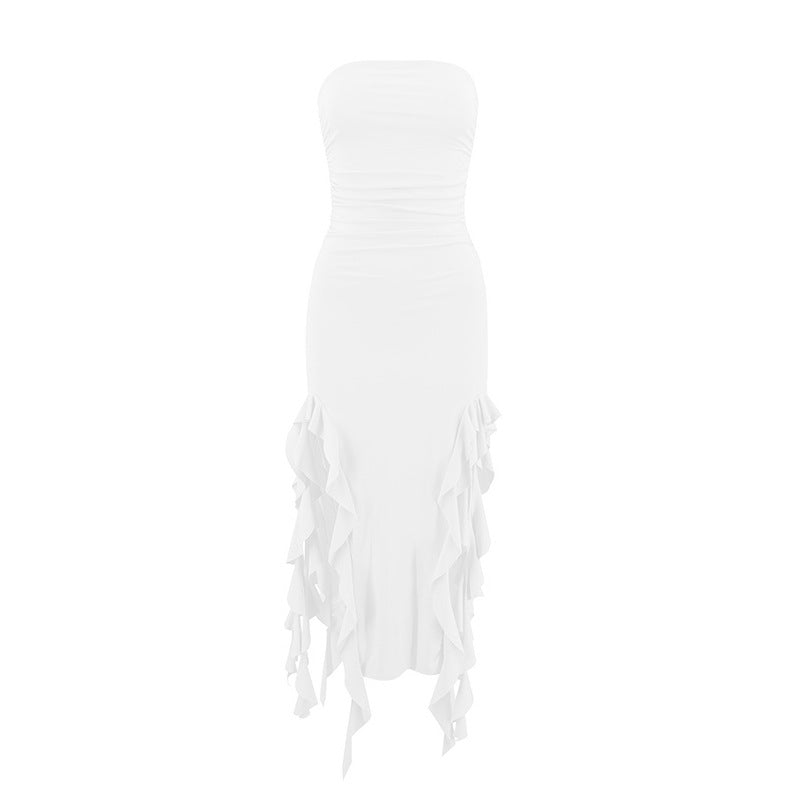 style summer new hot product one-shoulder jellyfish lace dress sexy hottie ur women's clothing