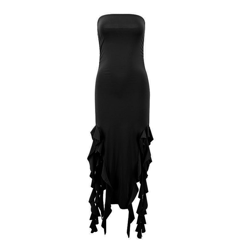 style summer new hot product one-shoulder jellyfish lace dress sexy hottie ur women's clothing