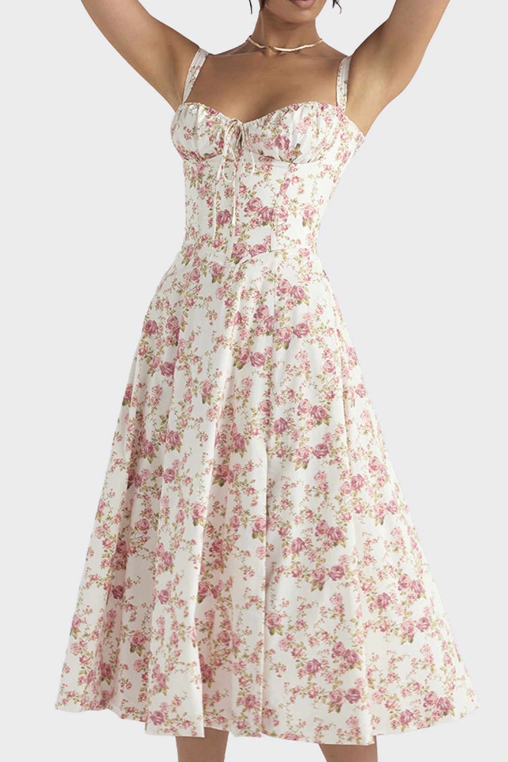 sexy women's clothing summer new print strap waist suspenders slit dress