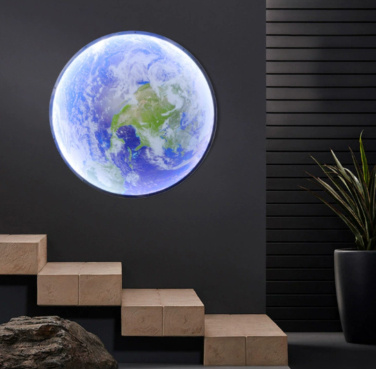 Moon Earth Wall Lamp HOME Decoration