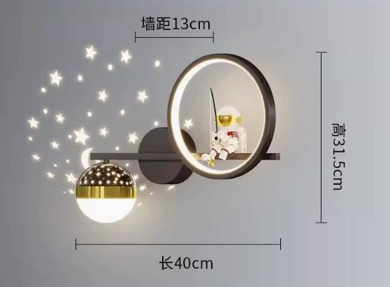 LuxRoyale Star Projection Wall Light For Kids, Moon Glow LED Night Lamp